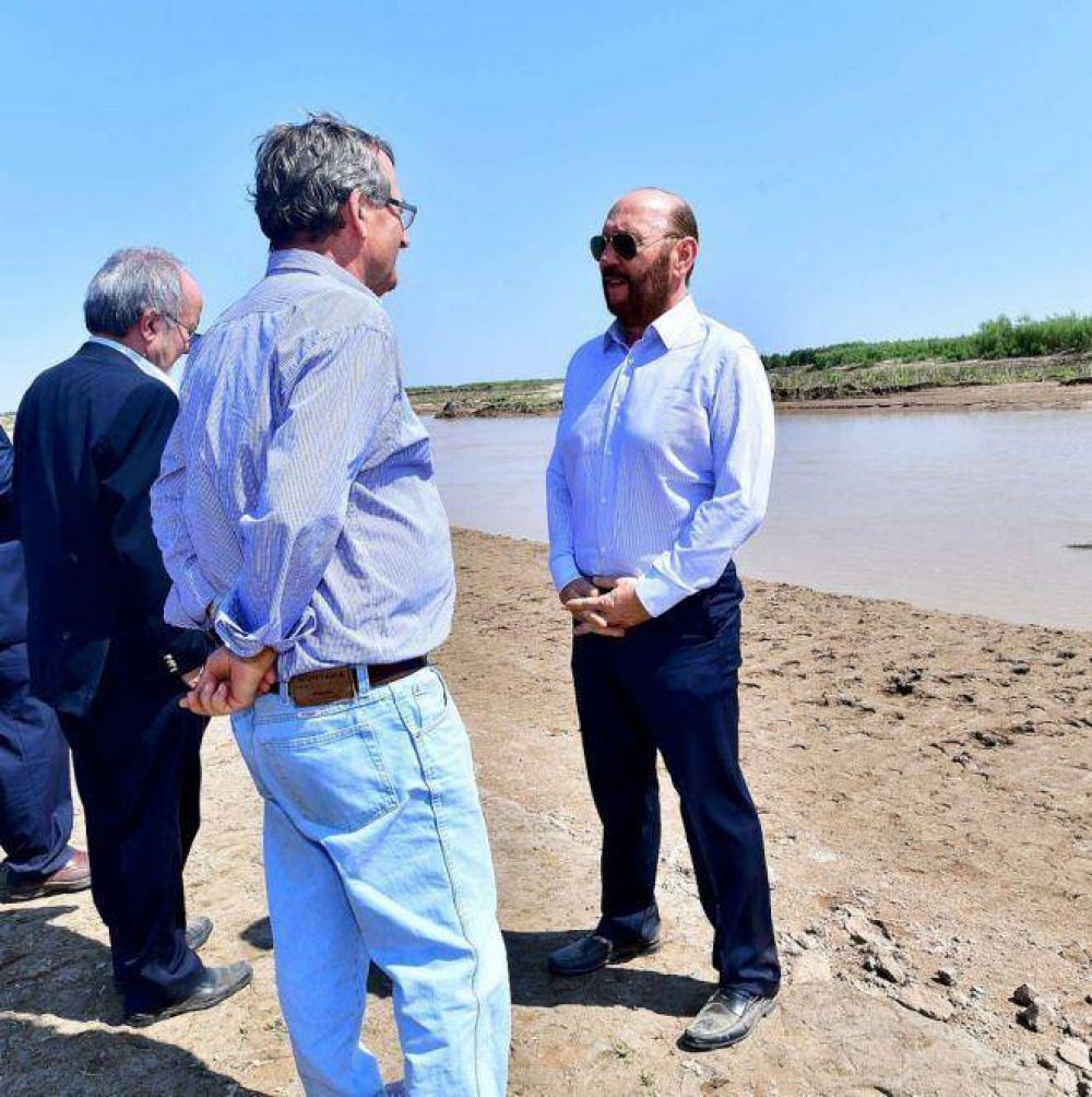 Insfrán dispuso ejecutar primeras obras del sistema hidráulico del río Pilcomayo