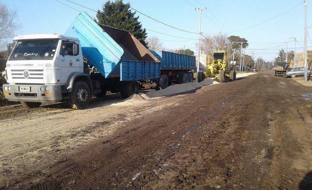 Etapa final para los trabajos sobre avenida Montevideo en Santa Clara del Mar
