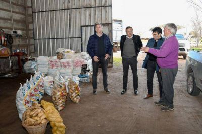 El Intendente visit� una planta procesadora de papa que sigue invirtiendo para mejorar su producci�n