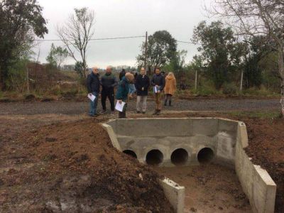 Avanzan las obras por el programa Di�logos H�dricos en Villa Rosa