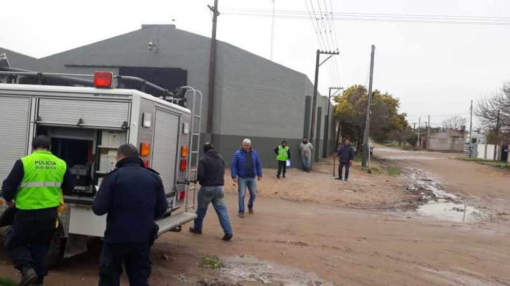 Rpida intervencin conjunta en Barrio Norte ante la deteccin de una sustancia peligrosa en las cloacas 