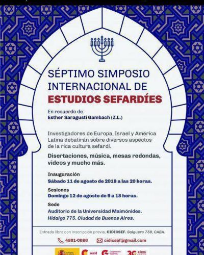 Simposio en Buenos Aires: Una mirada profunda hacia la cultura sefard�