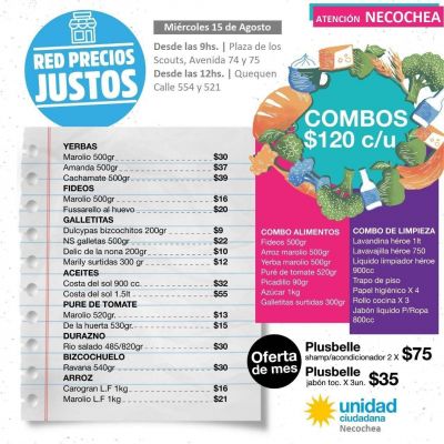 Este mi�rcoles llega �Red Precios Justos� a nuestra ciudad