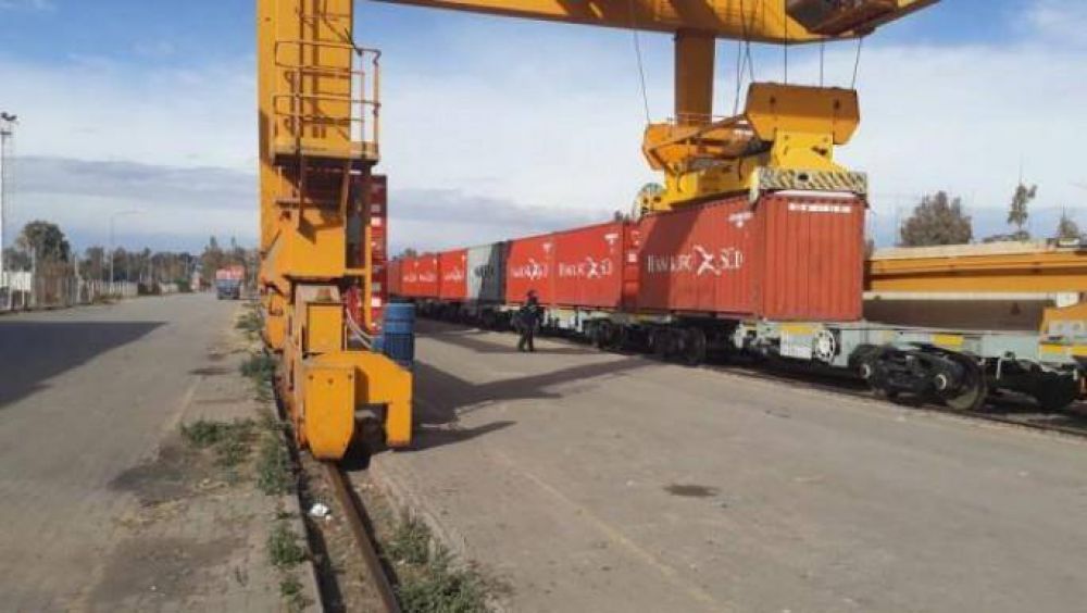 El centro logstico ferroviario de Palmira despach su primera carga