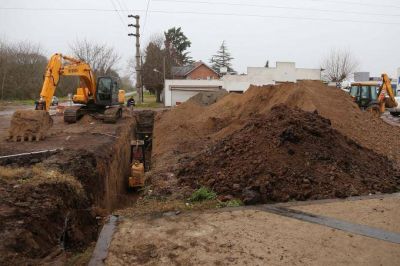 La Plata: contin�an las obras dentro del Plan Integral para mejorar el drenaje ante nuevas lluvias