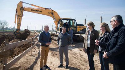 Coronda: avanza la construcci�n de una planta de tratamiento de efluentes
