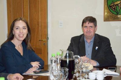 La Gobernadora Mar�a Eugenia Vidal en San Cayetano