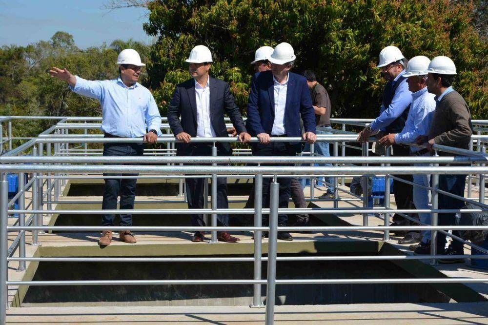 Planta de agua potable para Ituzaing�: avanzan tareas y cumplimiento de la EBY