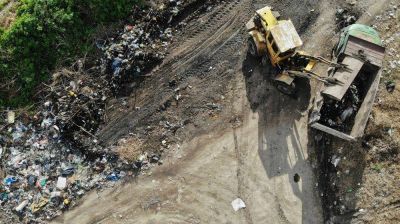 El Municipio realiz� un megaoperativo de limpieza de macrobasurales