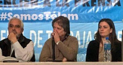 La Corriente respald� a los despedidos de Telam: �Tenemos el deber que defender a los trabajadores y a los jubilados�