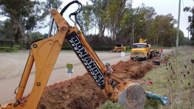 Con importante grado de ejecuci�n avanzan obras de extensi�n de la red cloacal