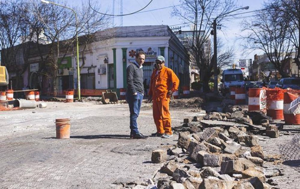 El Municipio realiza obras hidrulicas inditas en boulevard Dellepiane