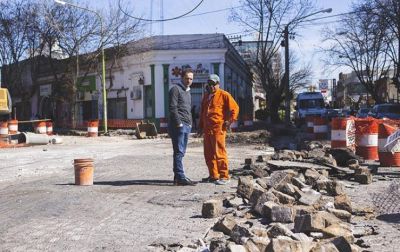 El Municipio realiza obras hidr�ulicas in�ditas en boulevard Dellepiane