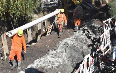 AySA anuncia el inicio de obra cloacal en Ing. Budge, Lomas de Zamora