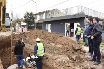 Nardini dio comienzo a obras hidr�ulicas por 100 millones de pesos