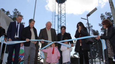 Pueblo Marini: se habilit� el sistema de abastecimiento de agua potable