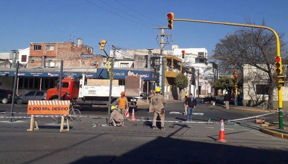 Arranc� una obra clave para mitigar inundaciones