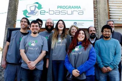 Econom�a circular: la UNLP inaugur� su propia planta para reciclar basura electr�nica