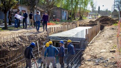 Avanza la mega obra del desag�e pluvial norte en Jun�n