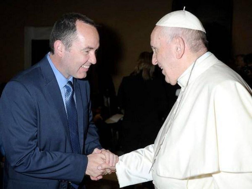 El senador marplatense Lucas Fiorini fue recibido por el Papa Francisco en el Vaticano
