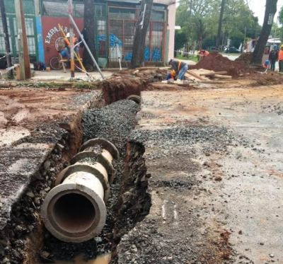 Vialidad realiza obras de saneamiento en Posadas