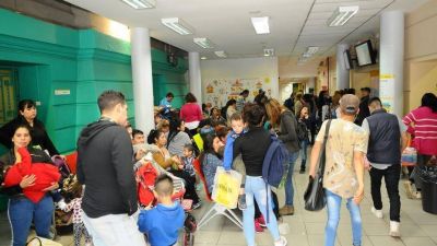 Miedo por la bacteria: hay hasta 6 horas de demora en guardias pedi�tricas