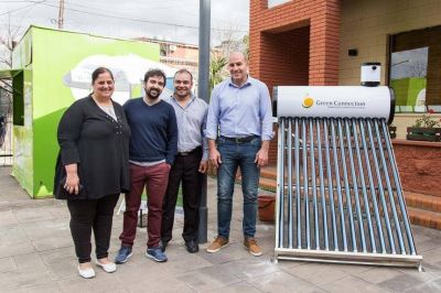 El municipio instal� un termotanque solar para concientizar sobre las energ�as renovables