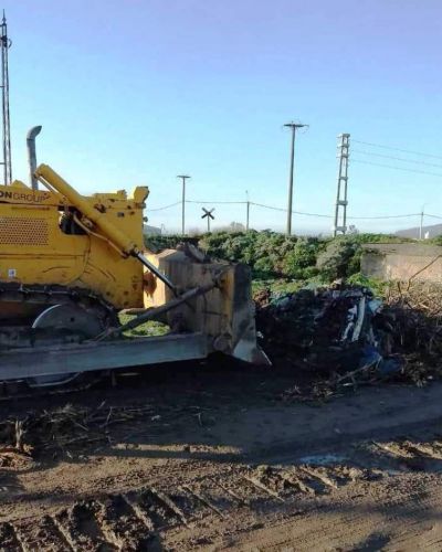Se limpi� la zona exterior del ex relleno sanitario