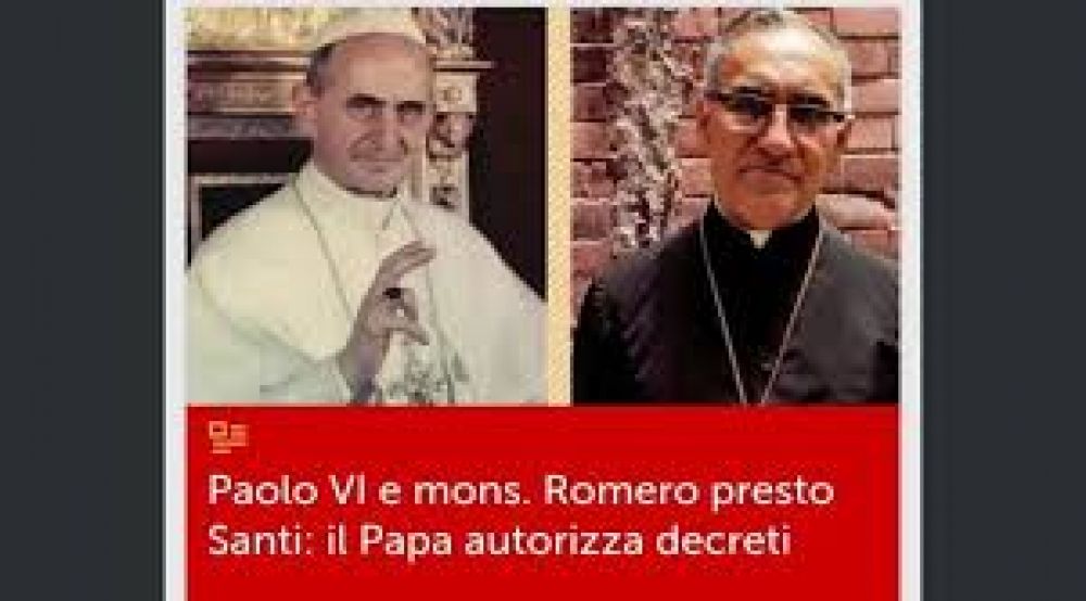 Falta menos de un mes para canonizacin de Mons. Romero