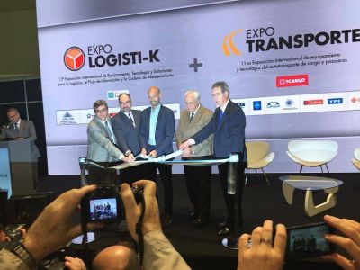 Inauguró Expo Transporte y Expo Logisti-k