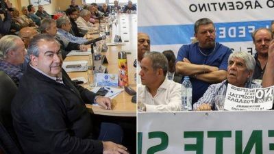 En actos simult�neos, la CGT y Moyano ratificaron el paro con cr�ticas al Gobierno