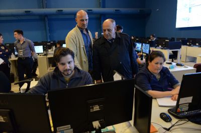 El intendente Arroyo recorri� el Centro de Operaciones y Monitoreos