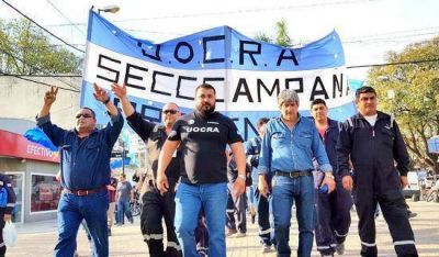 La UOCRA Campana sali� a la calle para repudiar el modelo econ�mico de Cambiemos