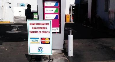 Crece la cantidad de estaciones de servicio que no aceptan pagos con tarjetas de cr�dito