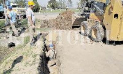 Finaliza la obra de extensi�n de la red cloacal en Mar�a Juana