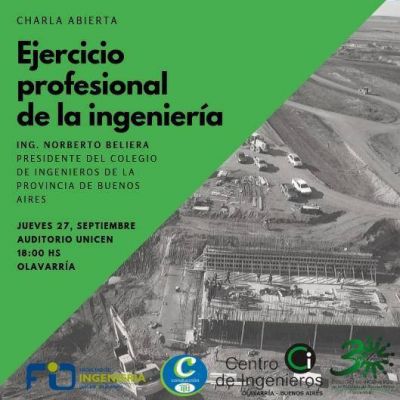 El Presidente del Colegio de Ingenieros este jueves en Olavarr�a