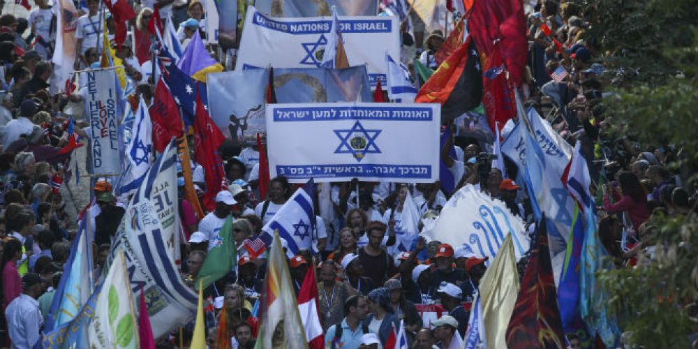 Miles de evanglicos marchan en Jerusaln en apoyo a Israel