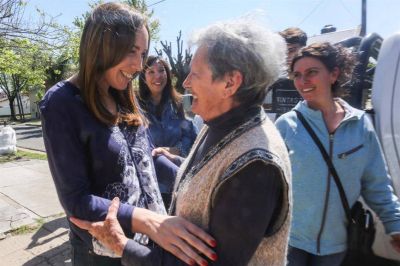 Mar�a Eugenia Vidal encabez� un nuevo timbreo de Cambiemos en territorio bonaerense