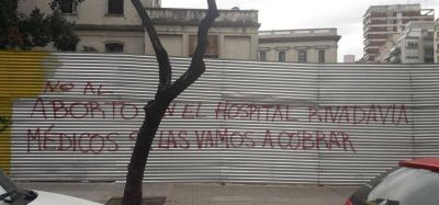 Intentaron frenar un aborto legal en el hospital Rivadavia