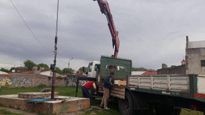 Barrio 9 de Julio: se instal� nueva bomba de agua y se normaliza el servicio