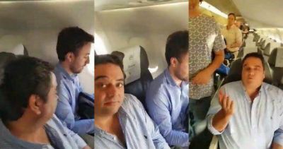 Insultaron a Triaca en medio de un viaje en avi�n