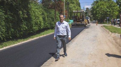 Comenzaron las obras de asfalto en San Jacinto