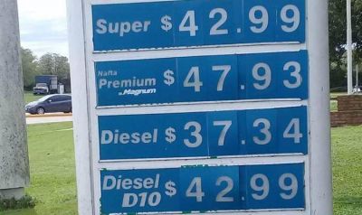 D�lar a 37: Descartan un litro de nafta a 50 pesos pero admiten leves incrementos hacia fin de a�o