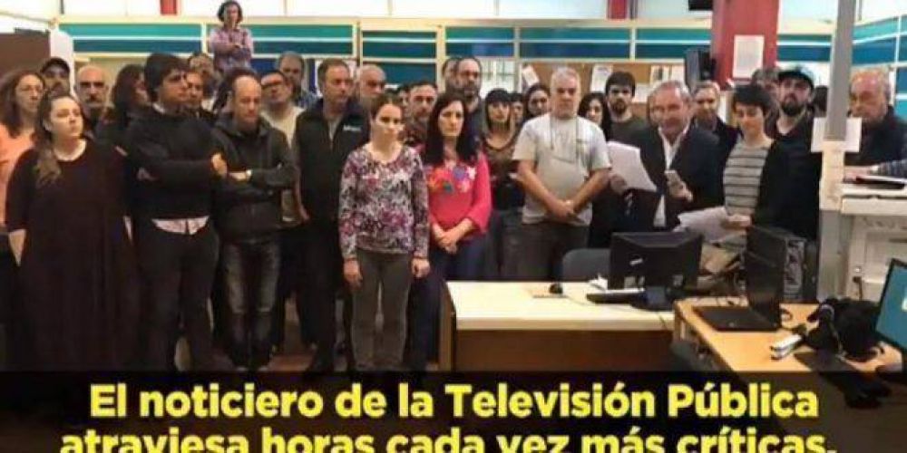 Trabajadores de TV Pública denunciaron la cobertura sesgada de la represión