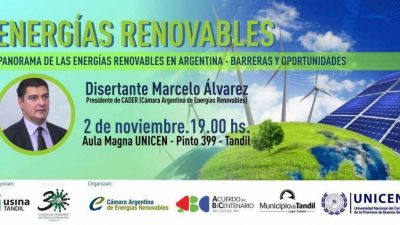 Charla sobre energ�as renovables impulsada por el Acuerdo del Bicentenario