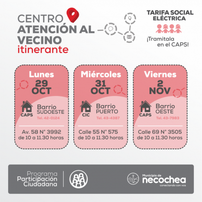 El Centro Itinerante atendi� a los vecinos en el CAPS Sudoeste