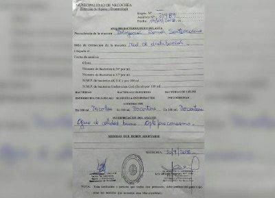 Pese a los altos niveles de ars�nico registrados, afirman que el agua en Santamarina es potable