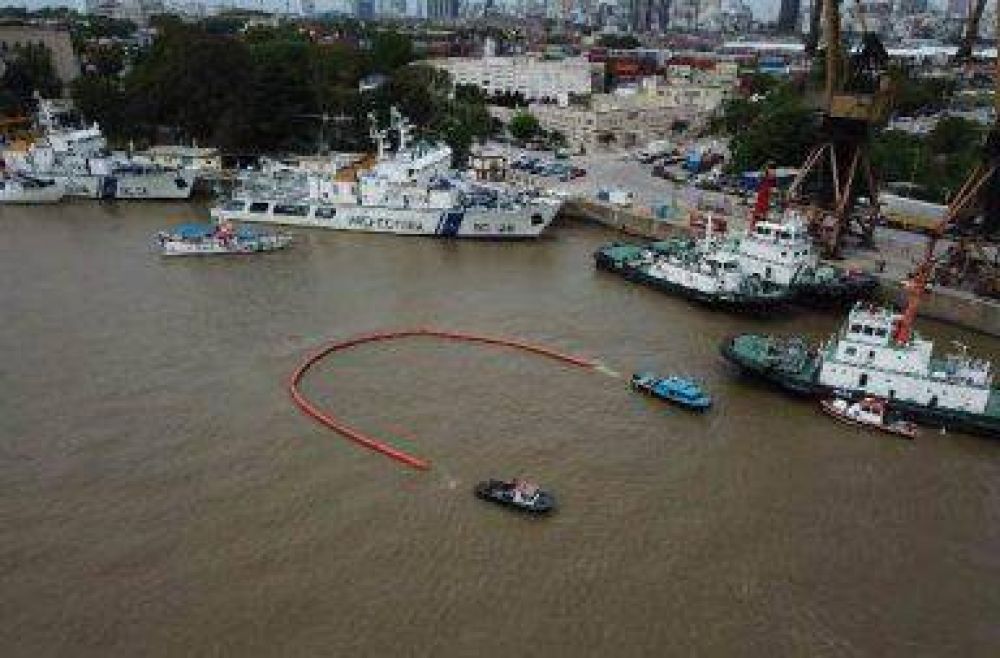 Puerto Buenos Aires realiz simulacro de derrame en drsena E