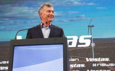 Macri visit� planta de ensamble de aerogeneradores en Campana y resalt� avances en energ�a renovable