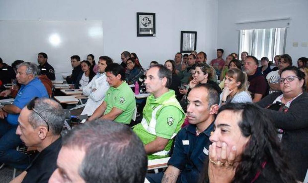 Empezaron las capacitaciones para el personal a cargo del SAME
